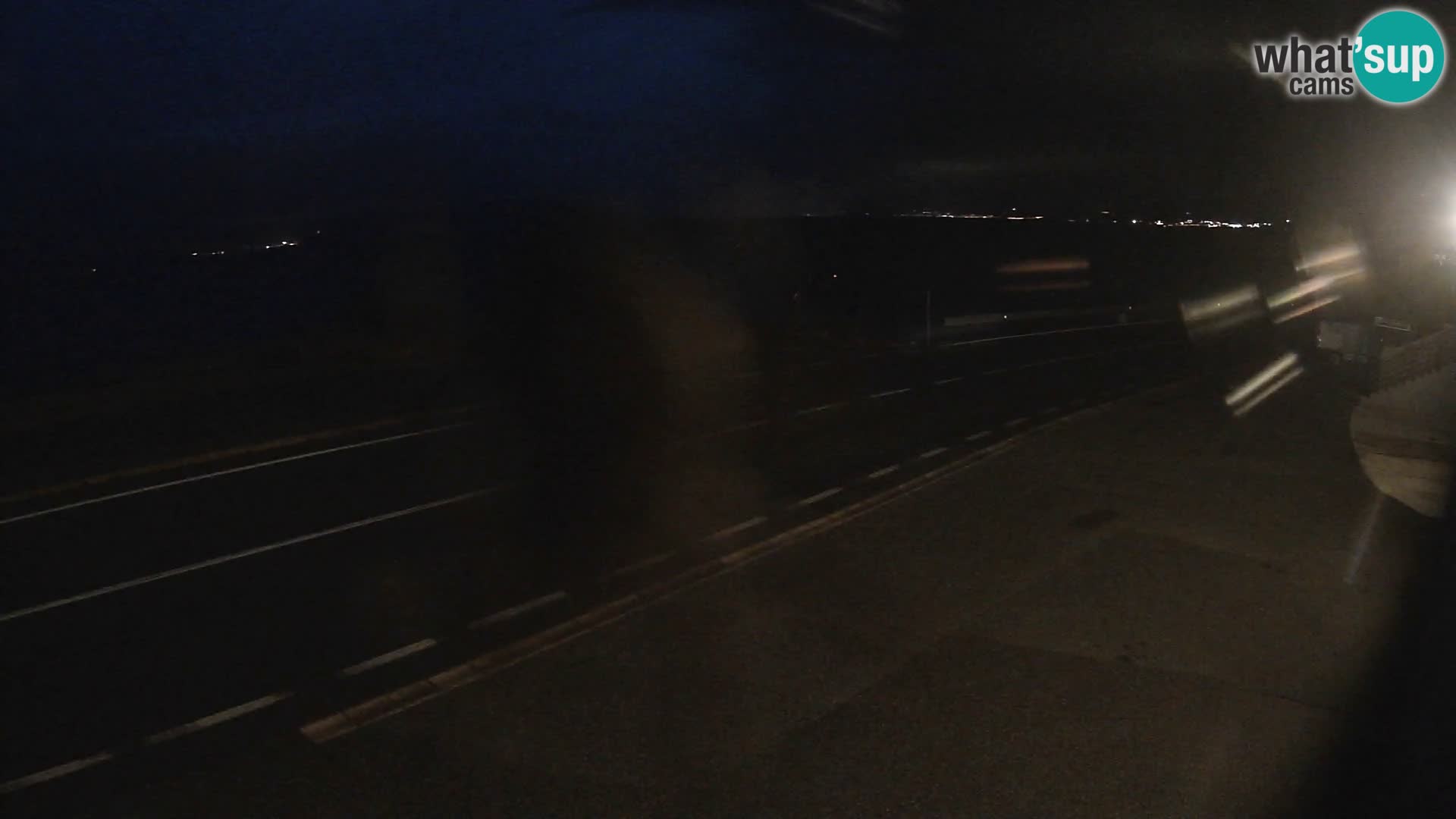 Webcam statale Adriatica D8 vicino SEGNA – Panorama su VEGLIA