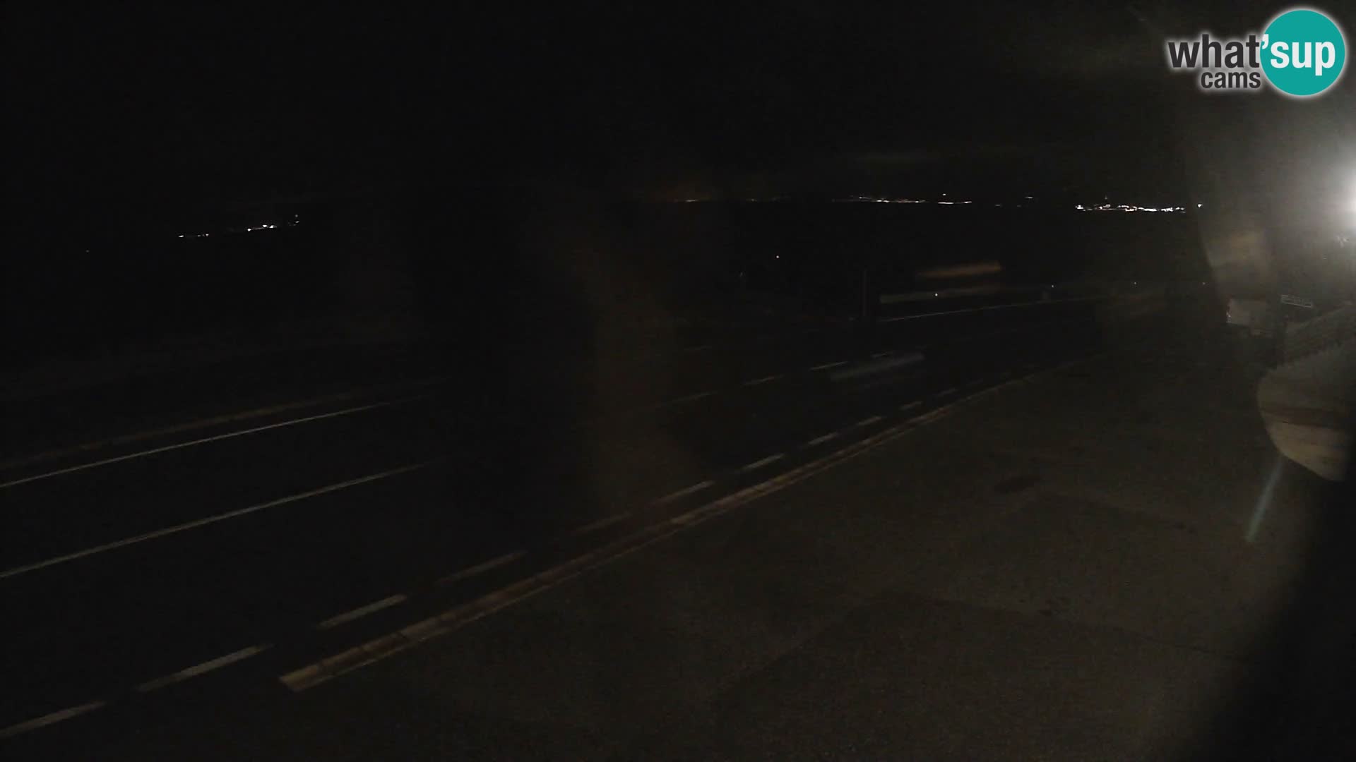 Webcam statale Adriatica D8 vicino SEGNA – Panorama su VEGLIA