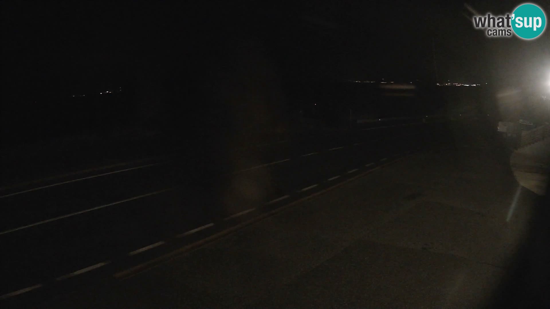 Webcam Adria-Autobahn D8 bei SENJ – Blick auf die Insel KRK