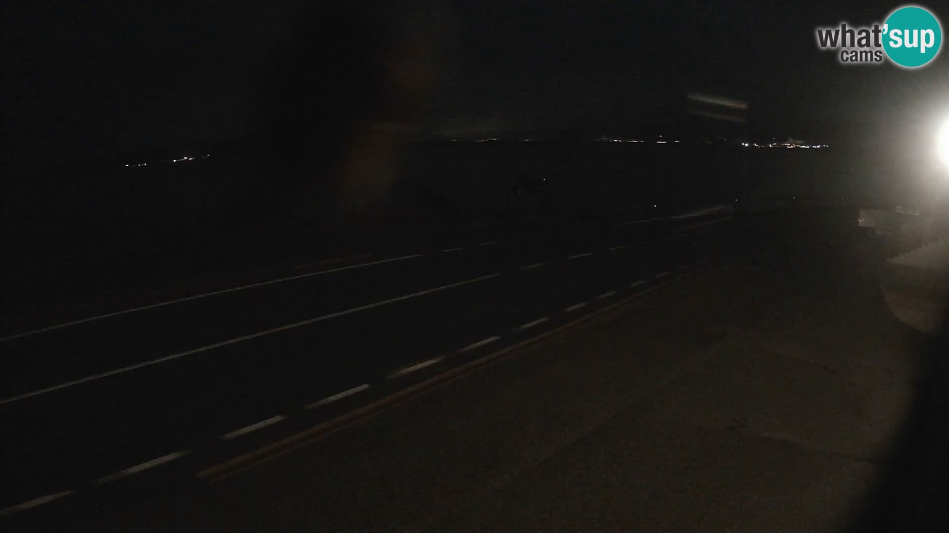 Webcam statale Adriatica D8 vicino SEGNA – Panorama su VEGLIA