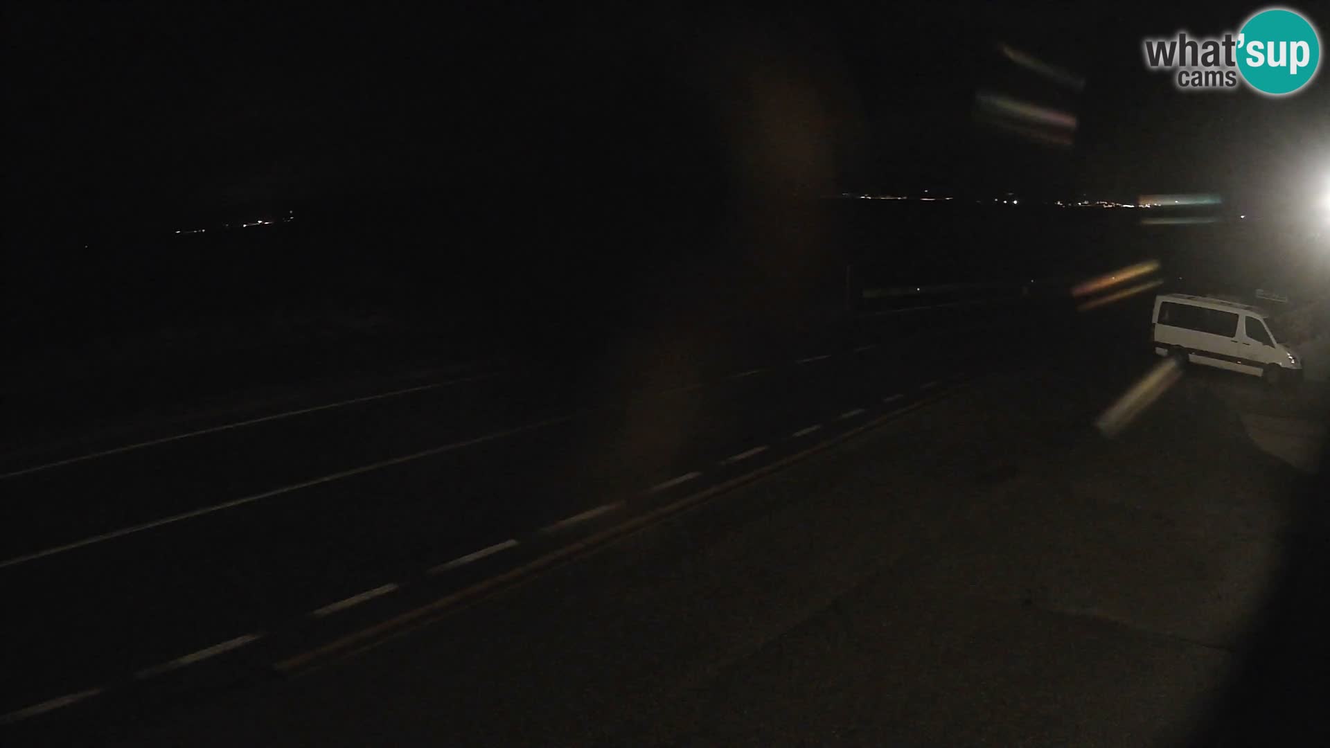 Webcam Adria-Autobahn D8 bei SENJ – Blick auf die Insel KRK