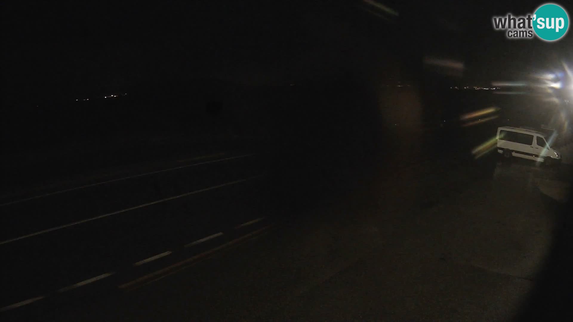 Webcam autoroute Adriatique D8 près de SENJ – vue sur l’île de KRK