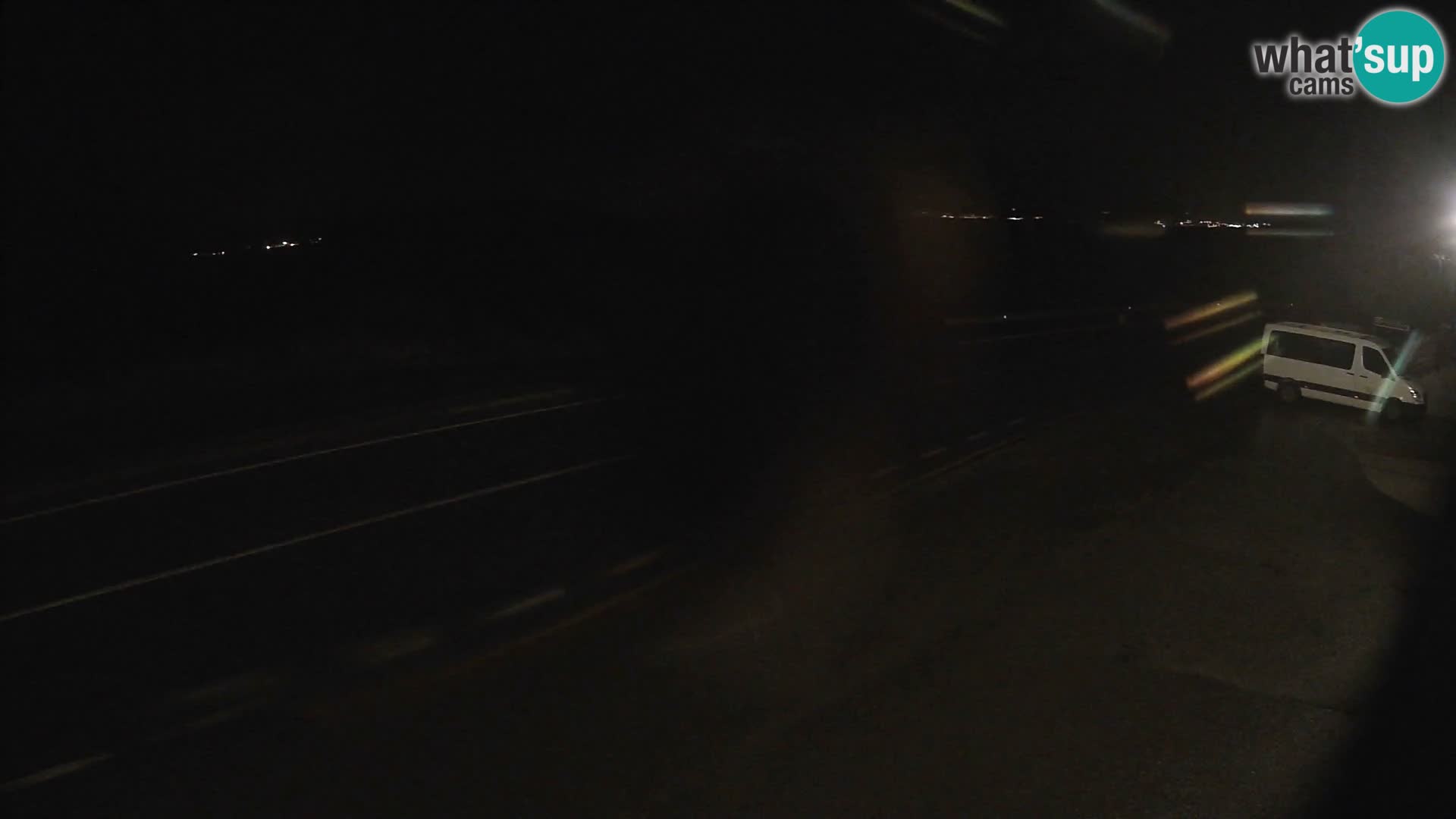 Webcam Adria-Autobahn D8 bei SENJ – Blick auf die Insel KRK