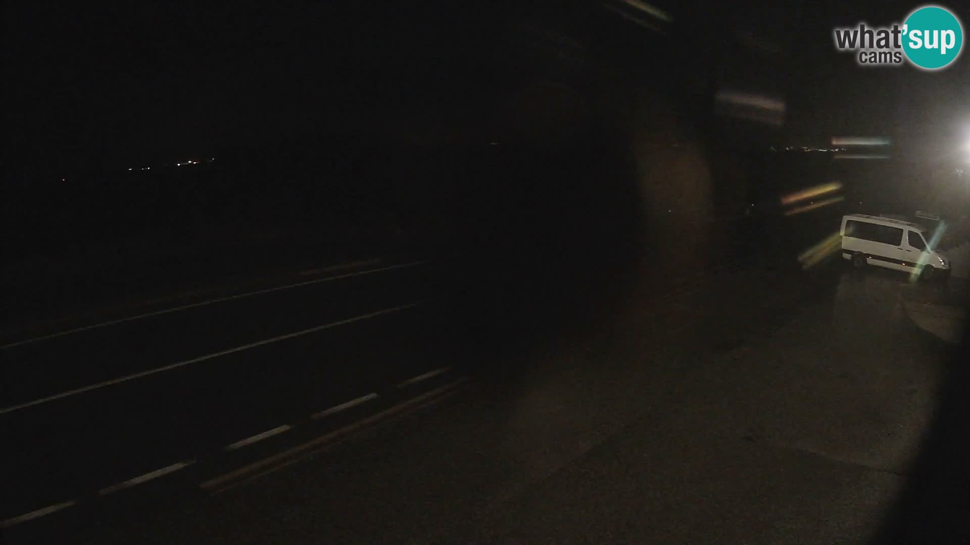 Webcam autoroute Adriatique D8 près de SENJ – vue sur l’île de KRK