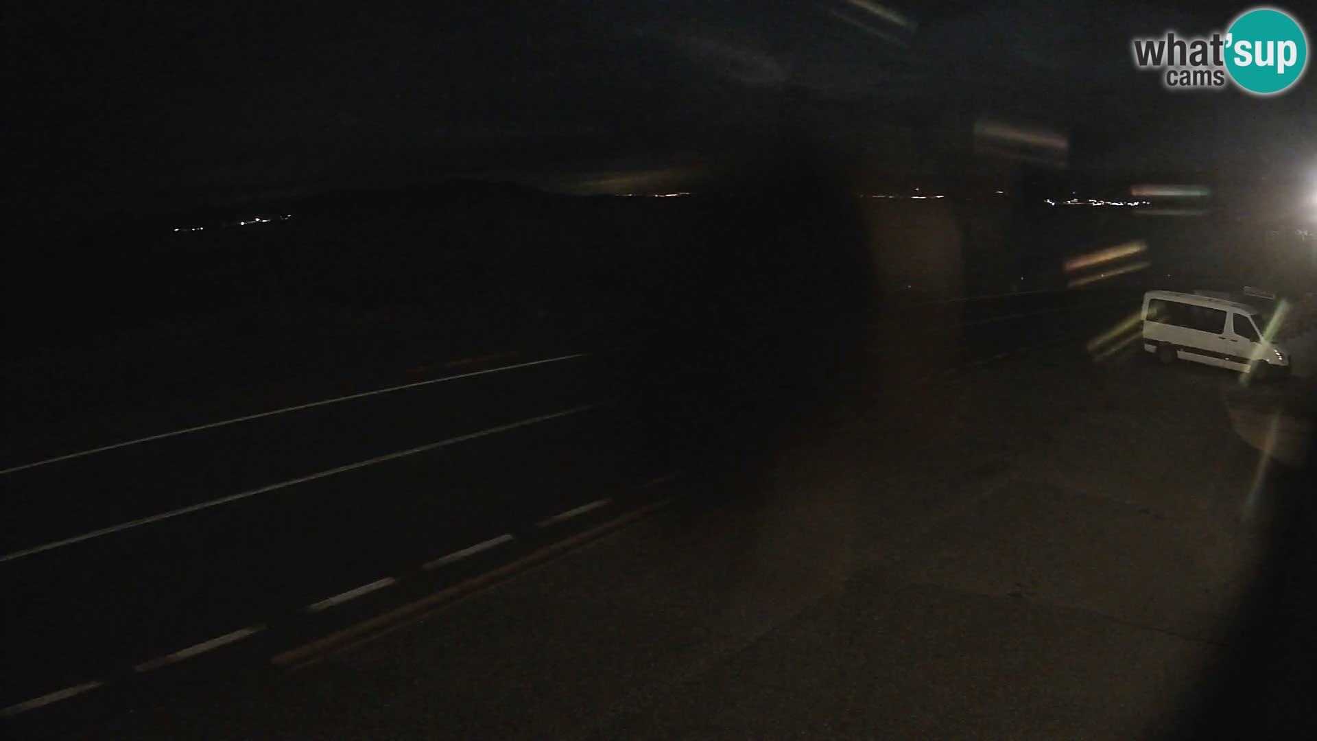 Webcam Adria-Autobahn D8 bei SENJ – Blick auf die Insel KRK