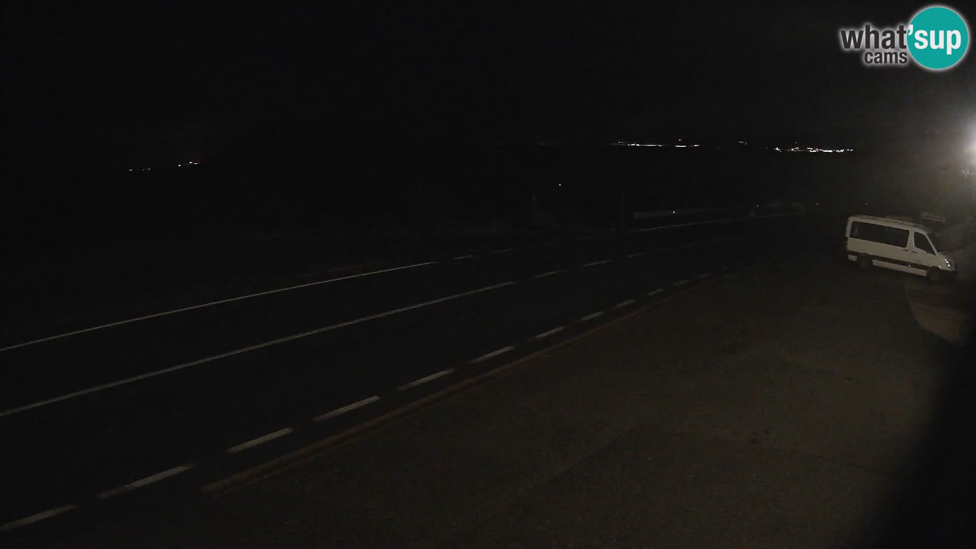 Webcam statale Adriatica D8 vicino SEGNA – Panorama su VEGLIA