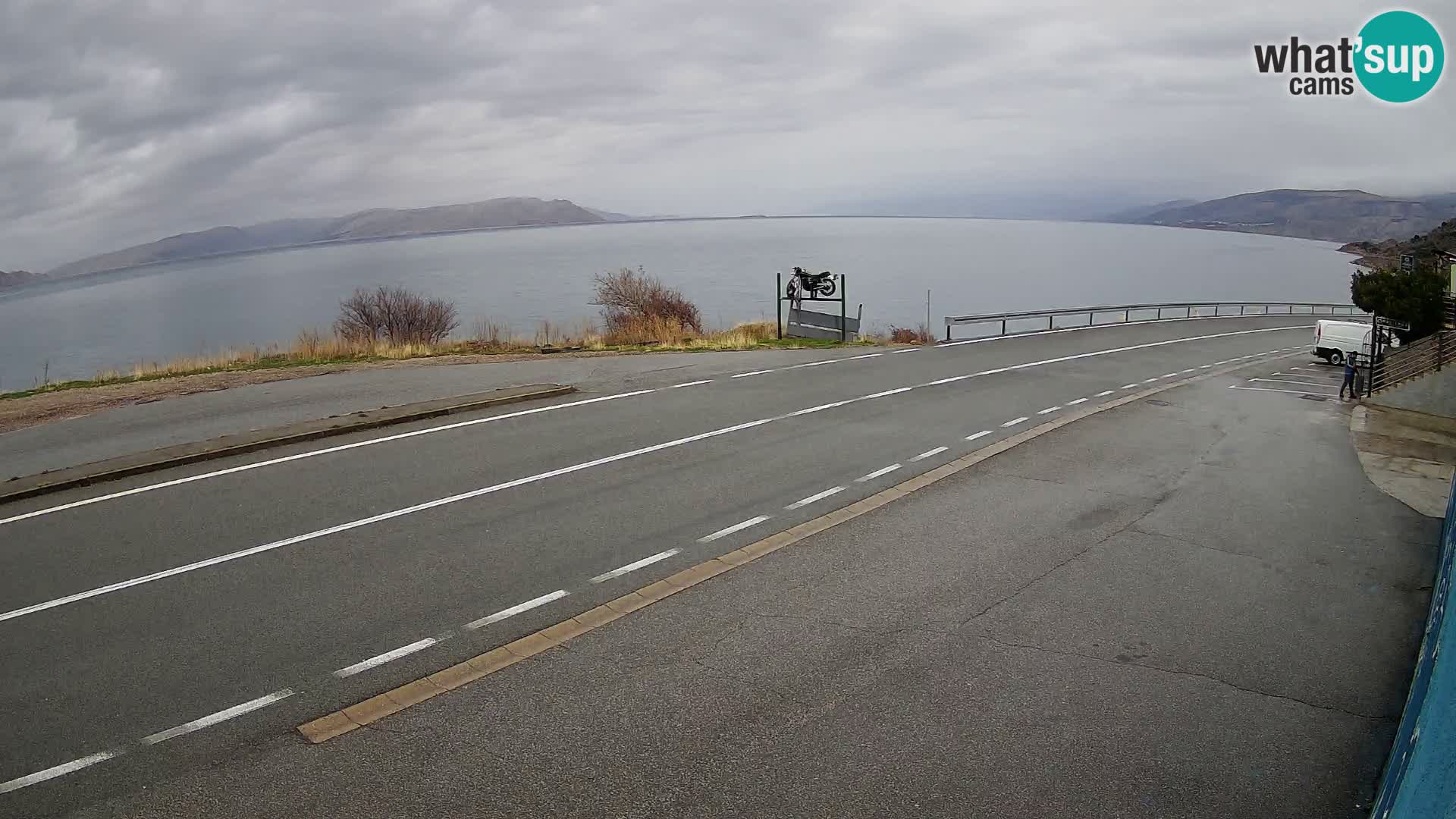 Webcam statale Adriatica D8 vicino SEGNA – Panorama su VEGLIA