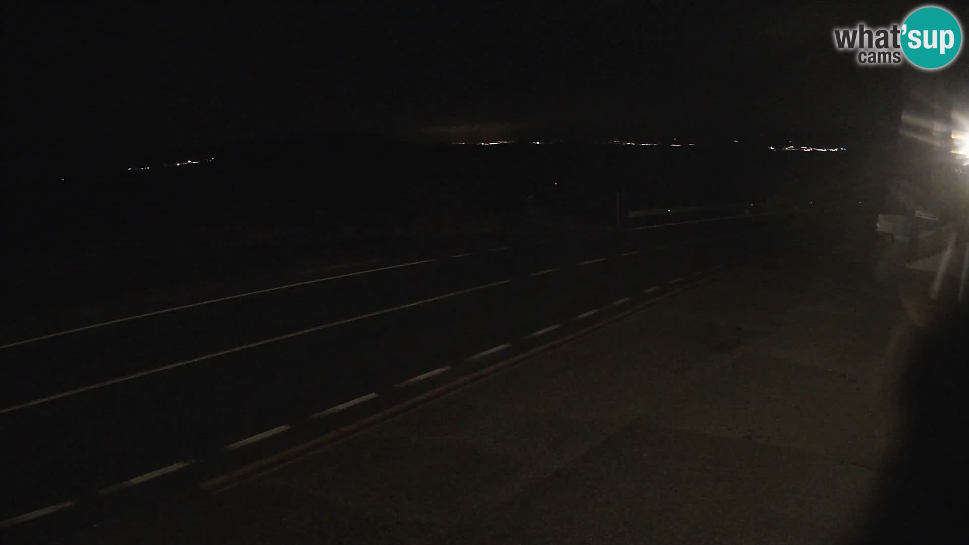 Webcam statale Adriatica D8 vicino SEGNA – Panorama su VEGLIA