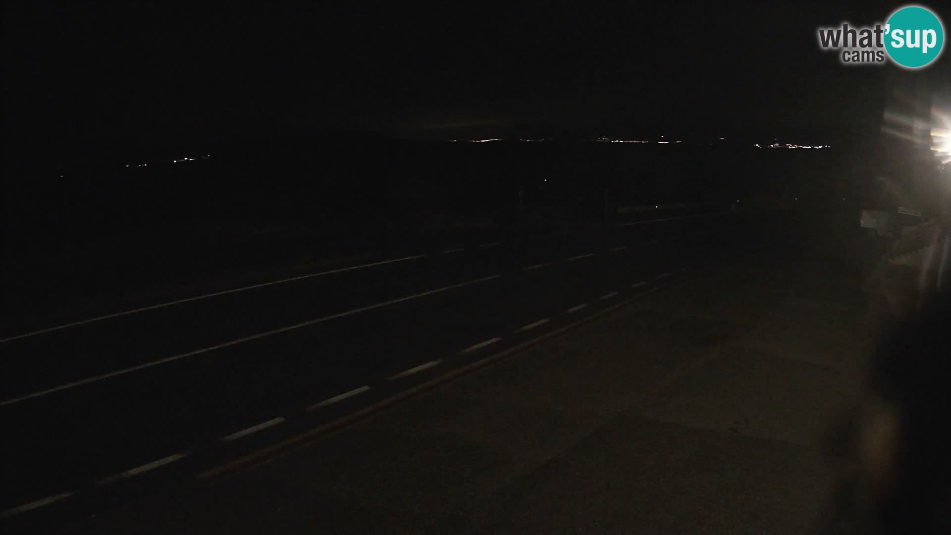 Webcam statale Adriatica D8 vicino SEGNA – Panorama su VEGLIA