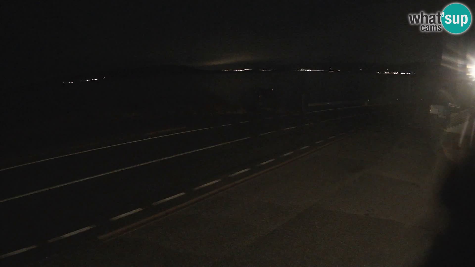 Webcam Adria-Autobahn D8 bei SENJ – Blick auf die Insel KRK
