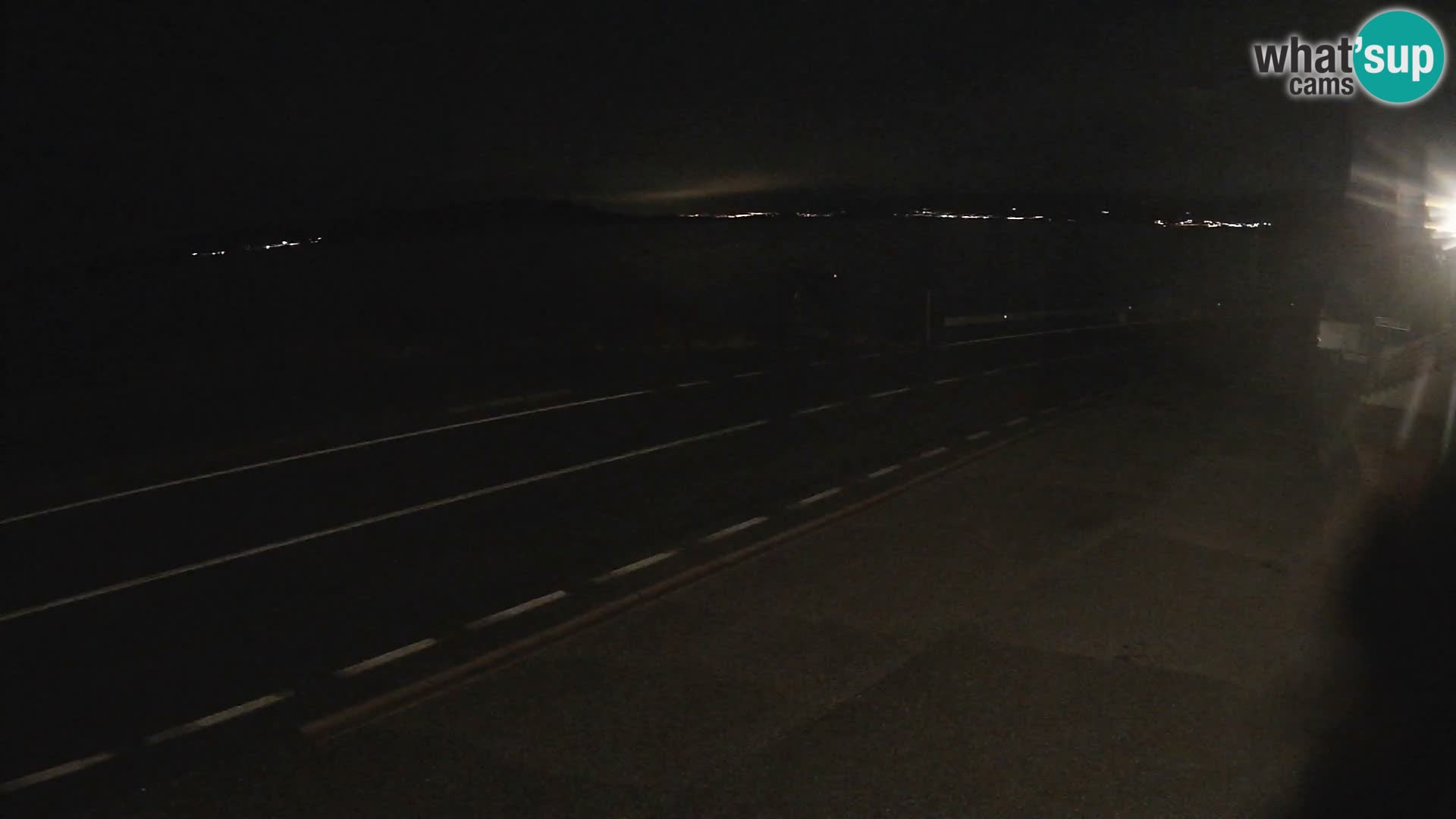 Webcam Adria-Autobahn D8 bei SENJ – Blick auf die Insel KRK