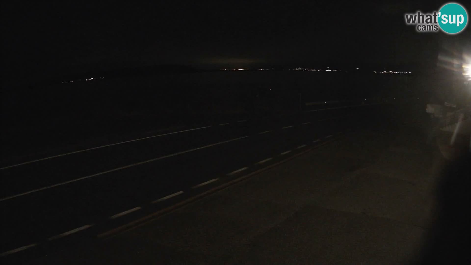 Webcam Adria-Autobahn D8 bei SENJ – Blick auf die Insel KRK