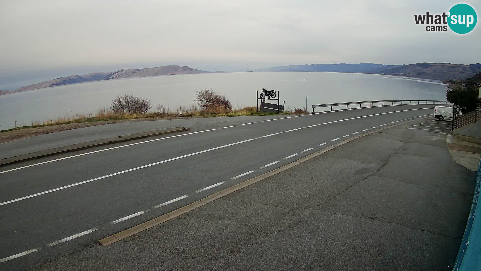 Webcam statale Adriatica D8 vicino SEGNA – Panorama su VEGLIA
