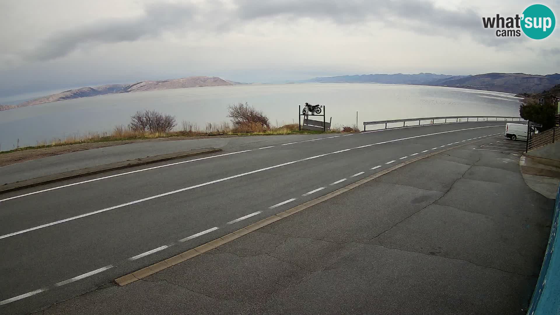 Webcam statale Adriatica D8 vicino SEGNA – Panorama su VEGLIA