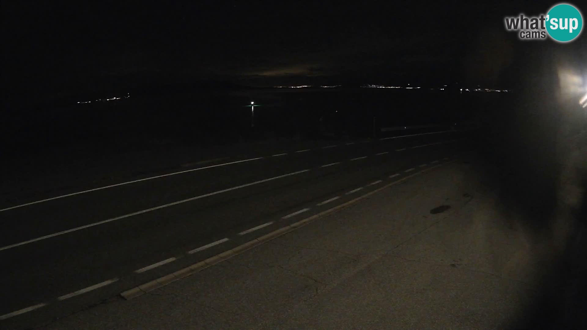 Webcam statale Adriatica D8 vicino SEGNA – Panorama su VEGLIA