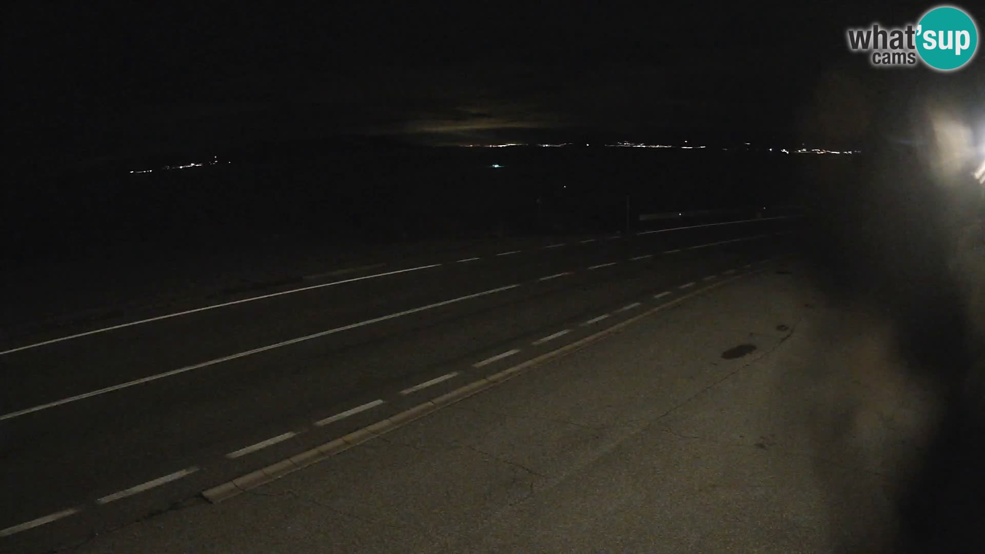 Webcam statale Adriatica D8 vicino SEGNA – Panorama su VEGLIA