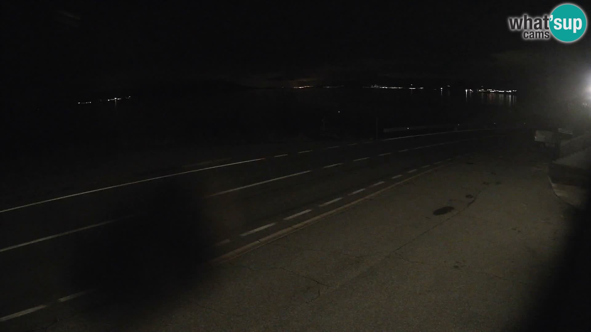 Webcam autoroute Adriatique D8 près de SENJ – vue sur l’île de KRK