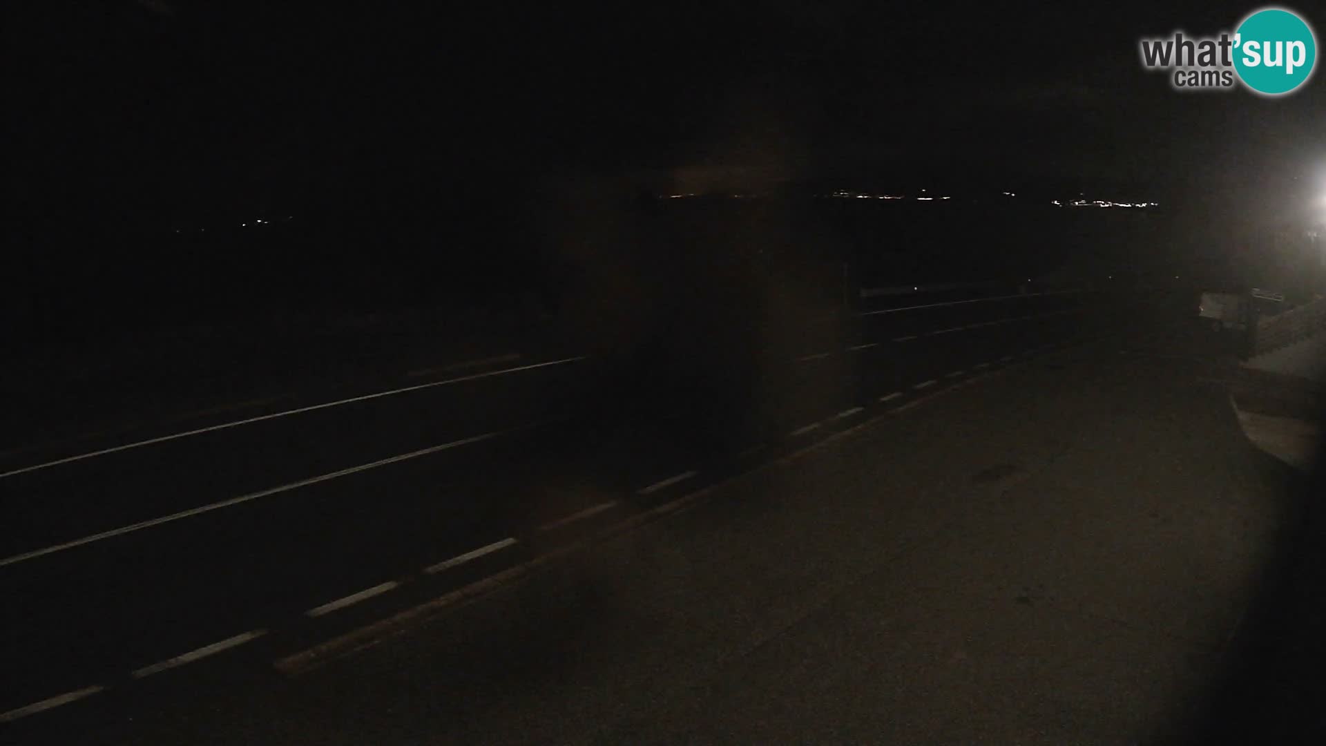 Webcam Adria-Autobahn D8 bei SENJ – Blick auf die Insel KRK