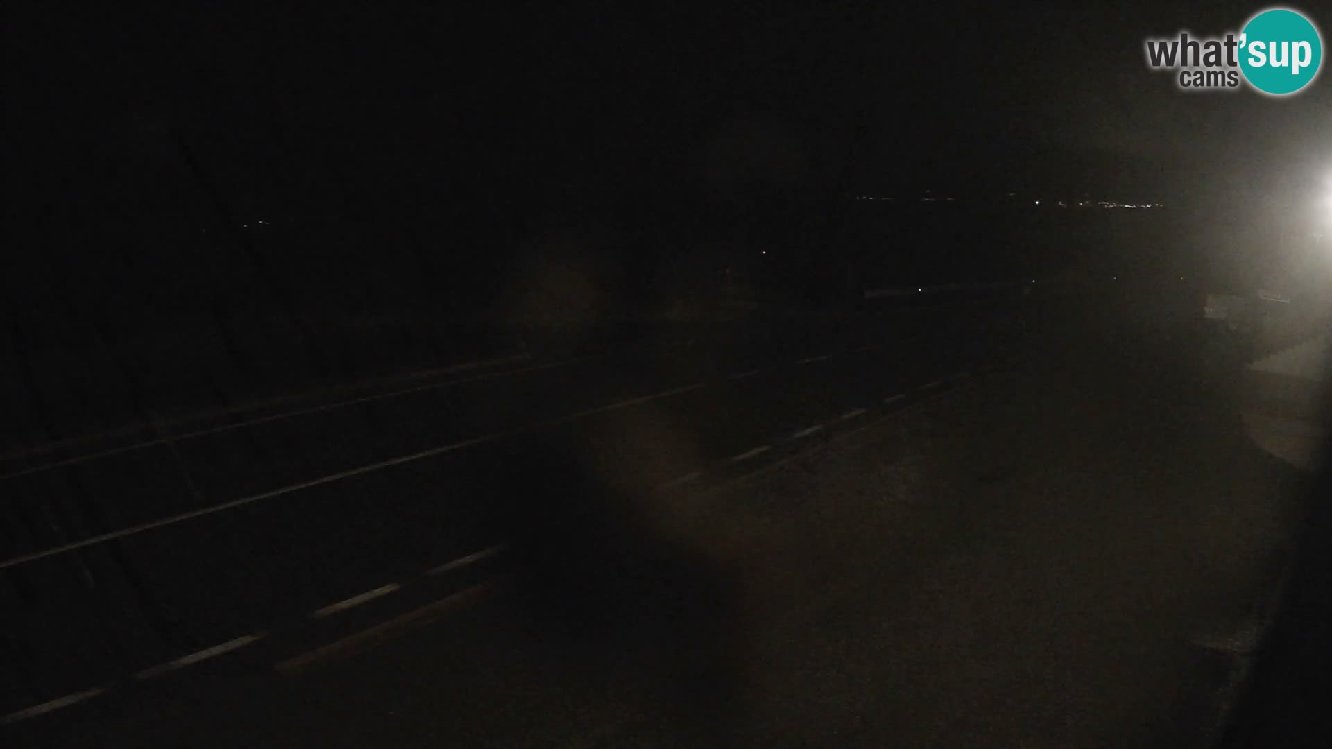 Webcam autoroute Adriatique D8 près de SENJ – vue sur l’île de KRK