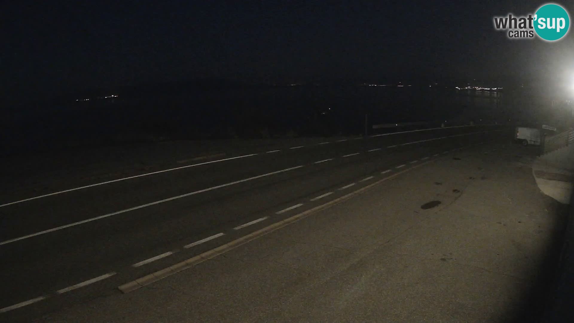 Webcam autoroute Adriatique D8 près de SENJ – vue sur l’île de KRK