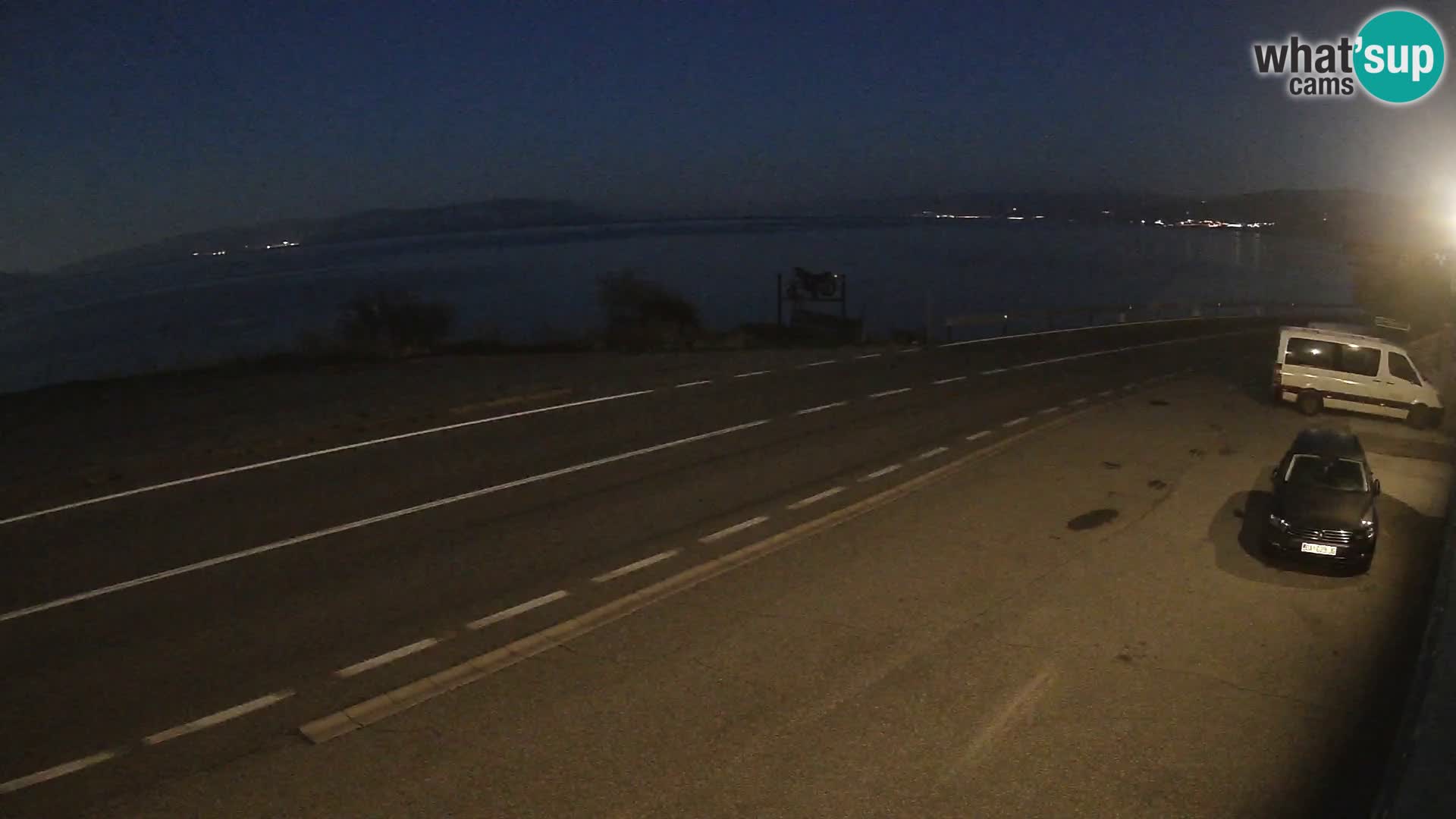 Web kamera Jadranska Magistrala kod SENJa – pogled na KRK