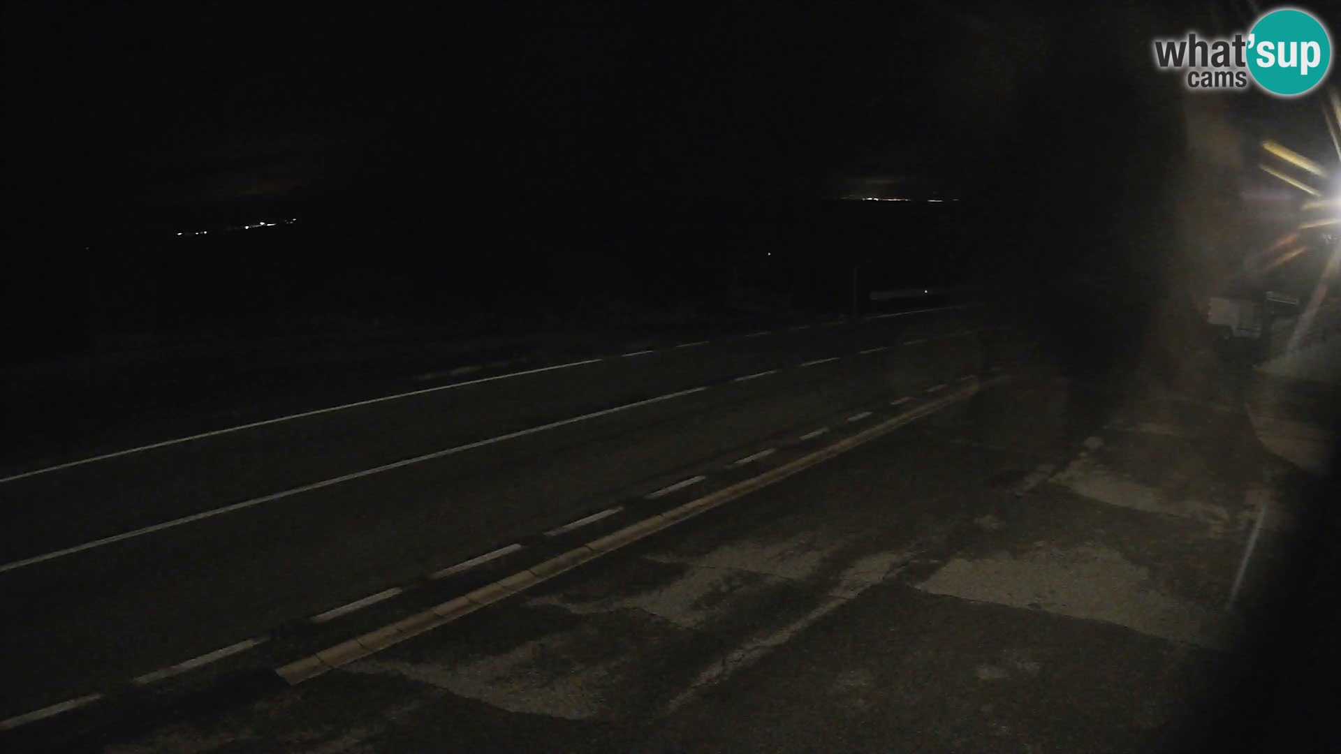 Webcam statale Adriatica D8 vicino SEGNA – Panorama su VEGLIA