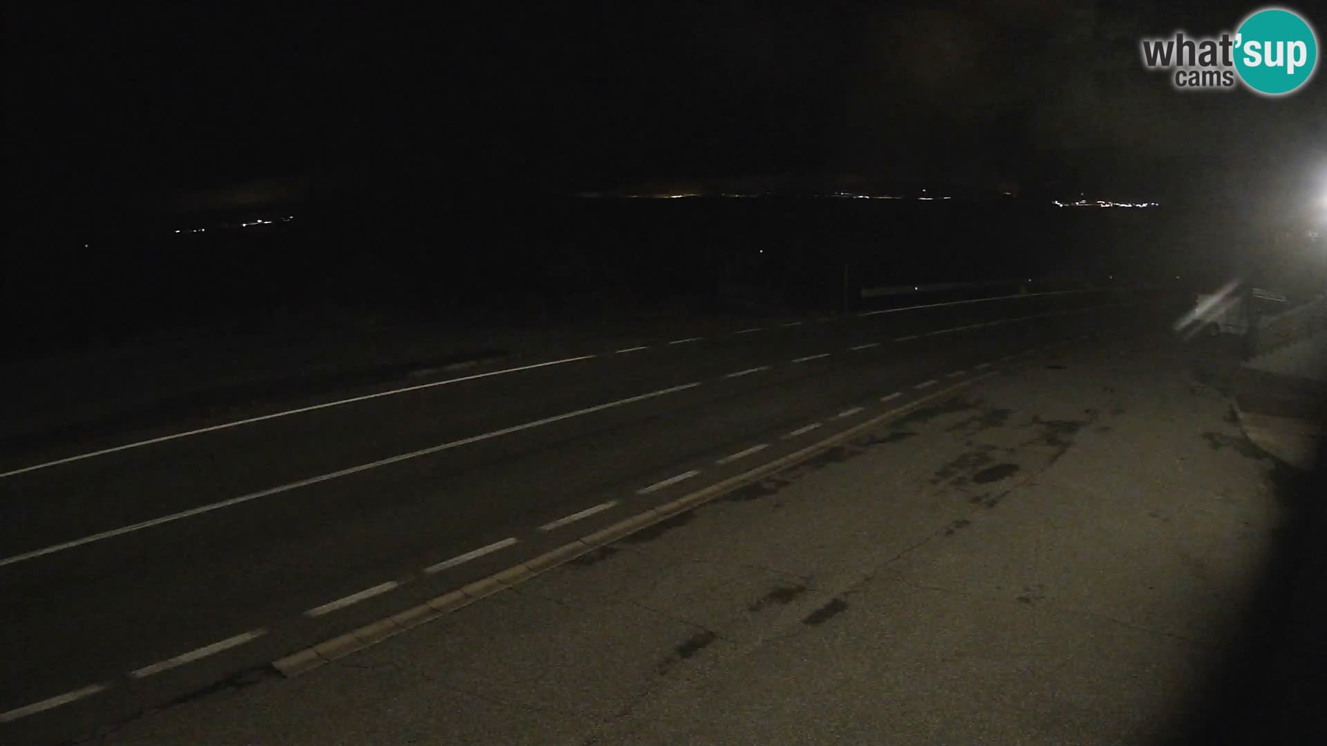 Web kamera Jadranska Magistrala kod SENJa – pogled na KRK