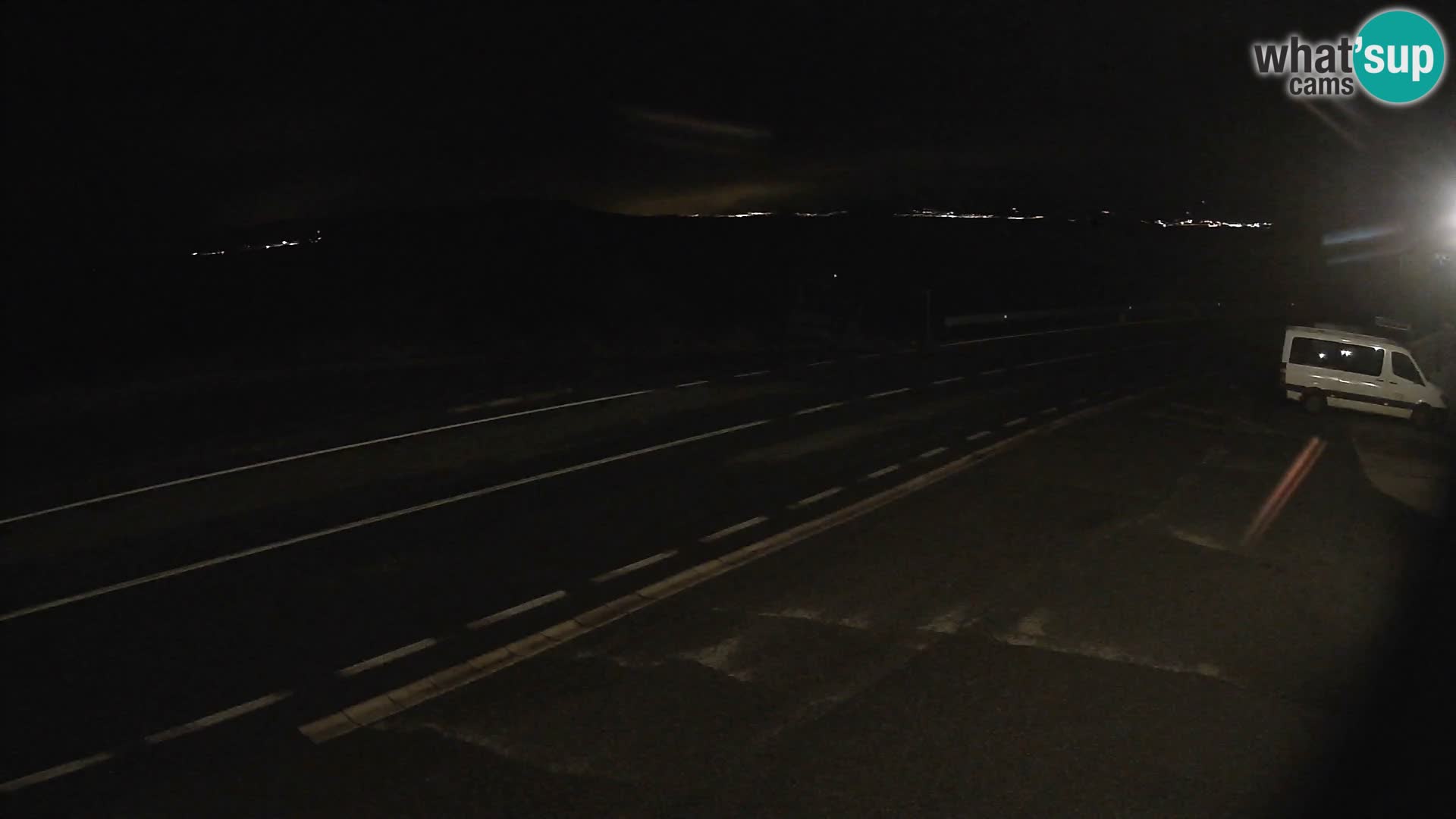 Webcam statale Adriatica D8 vicino SEGNA – Panorama su VEGLIA