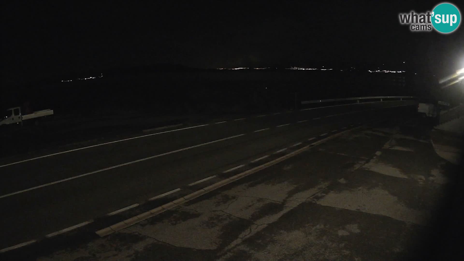 Webcam Adria-Autobahn D8 bei SENJ – Blick auf die Insel KRK