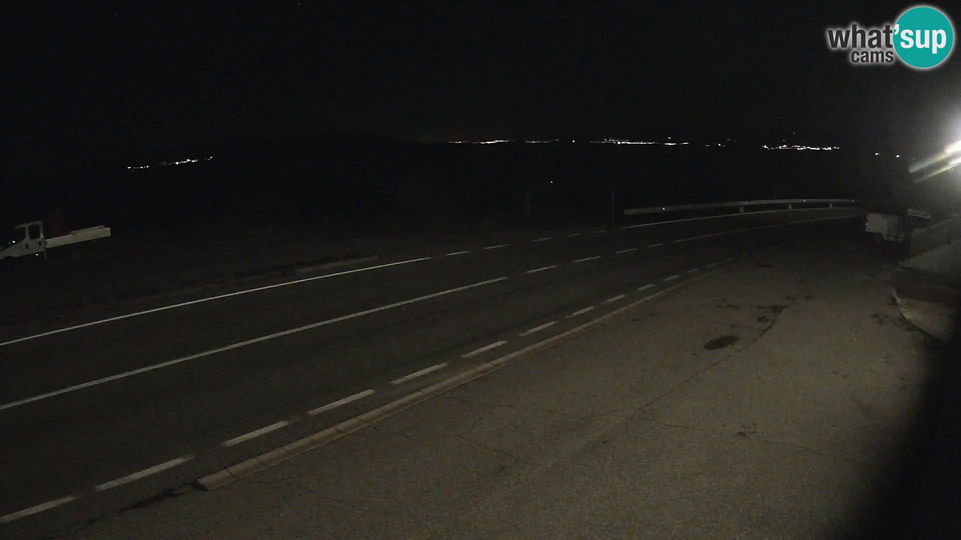 Webcam statale Adriatica D8 vicino SEGNA – Panorama su VEGLIA