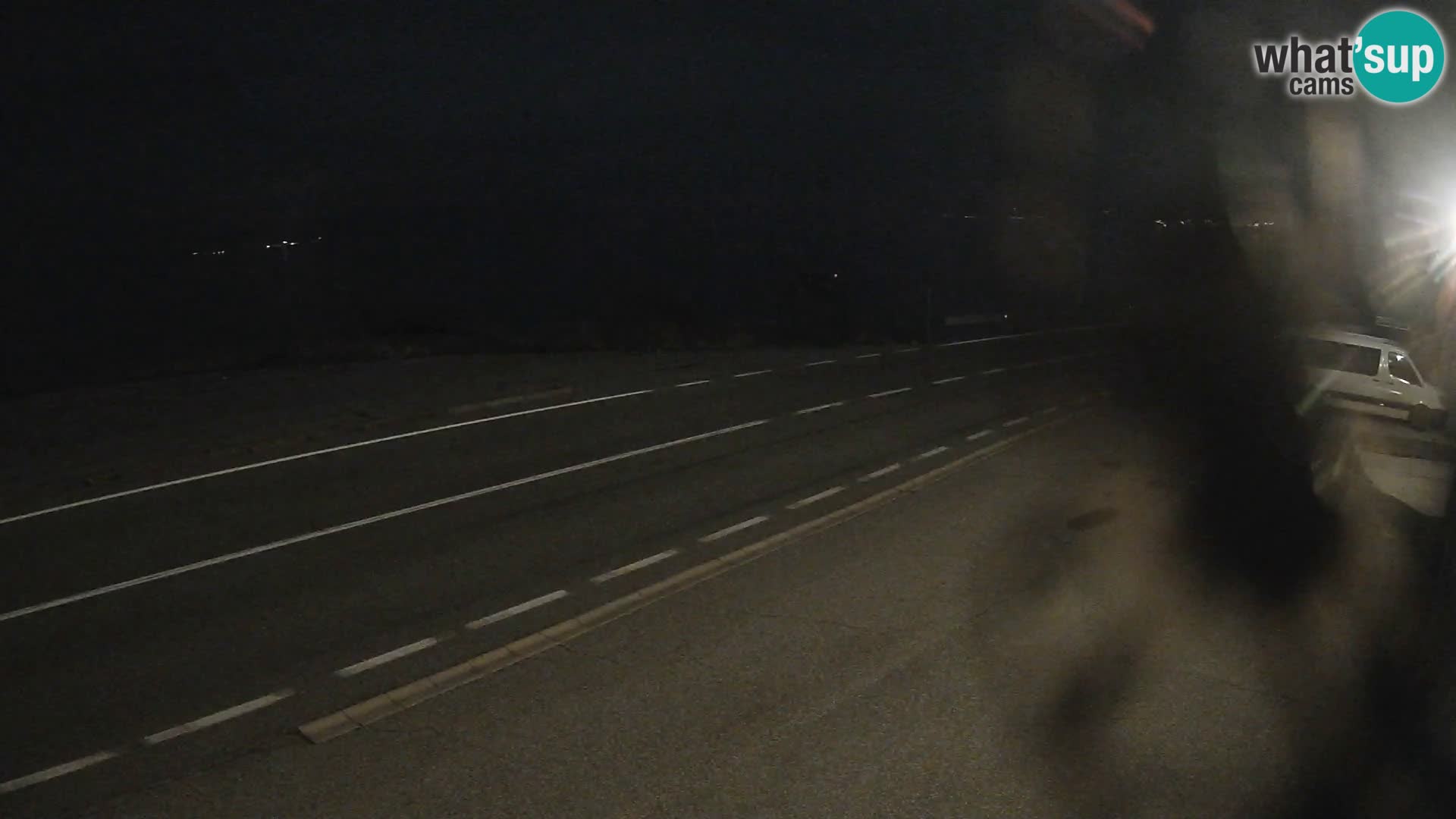 Webcam autoroute Adriatique D8 près de SENJ – vue sur l’île de KRK