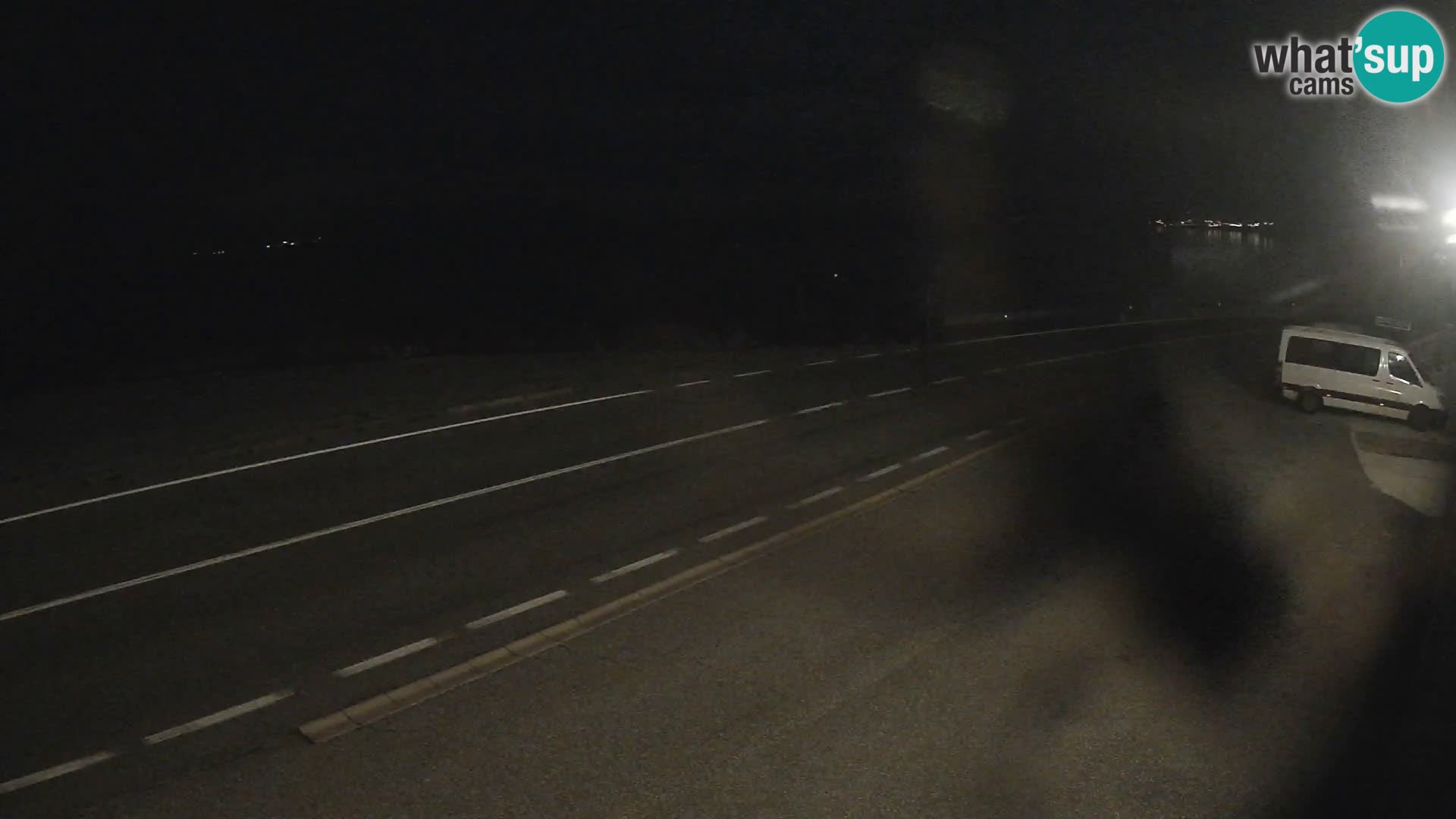 Webcam autoroute Adriatique D8 près de SENJ – vue sur l’île de KRK