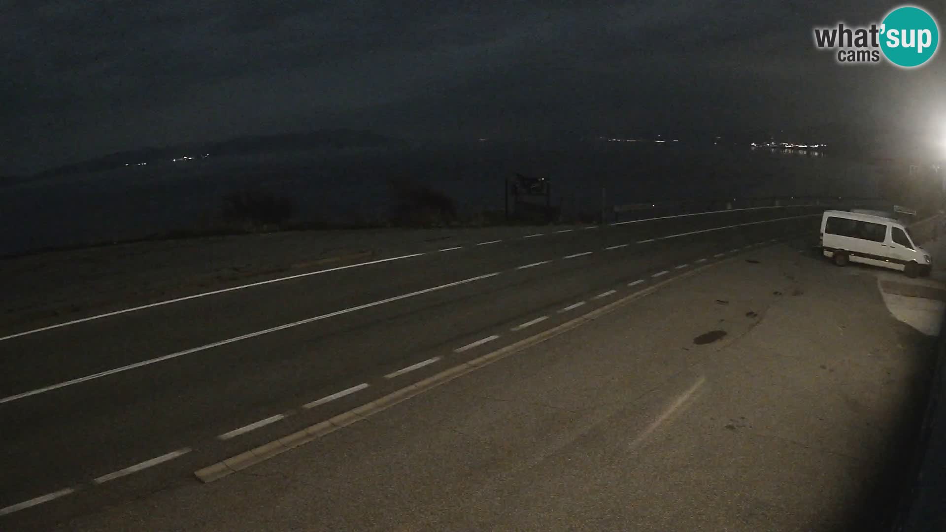 Webcam statale Adriatica D8 vicino SEGNA – Panorama su VEGLIA