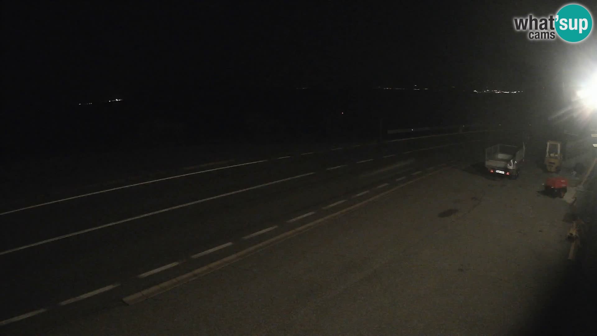 Webcam statale Adriatica D8 vicino SEGNA – Panorama su VEGLIA