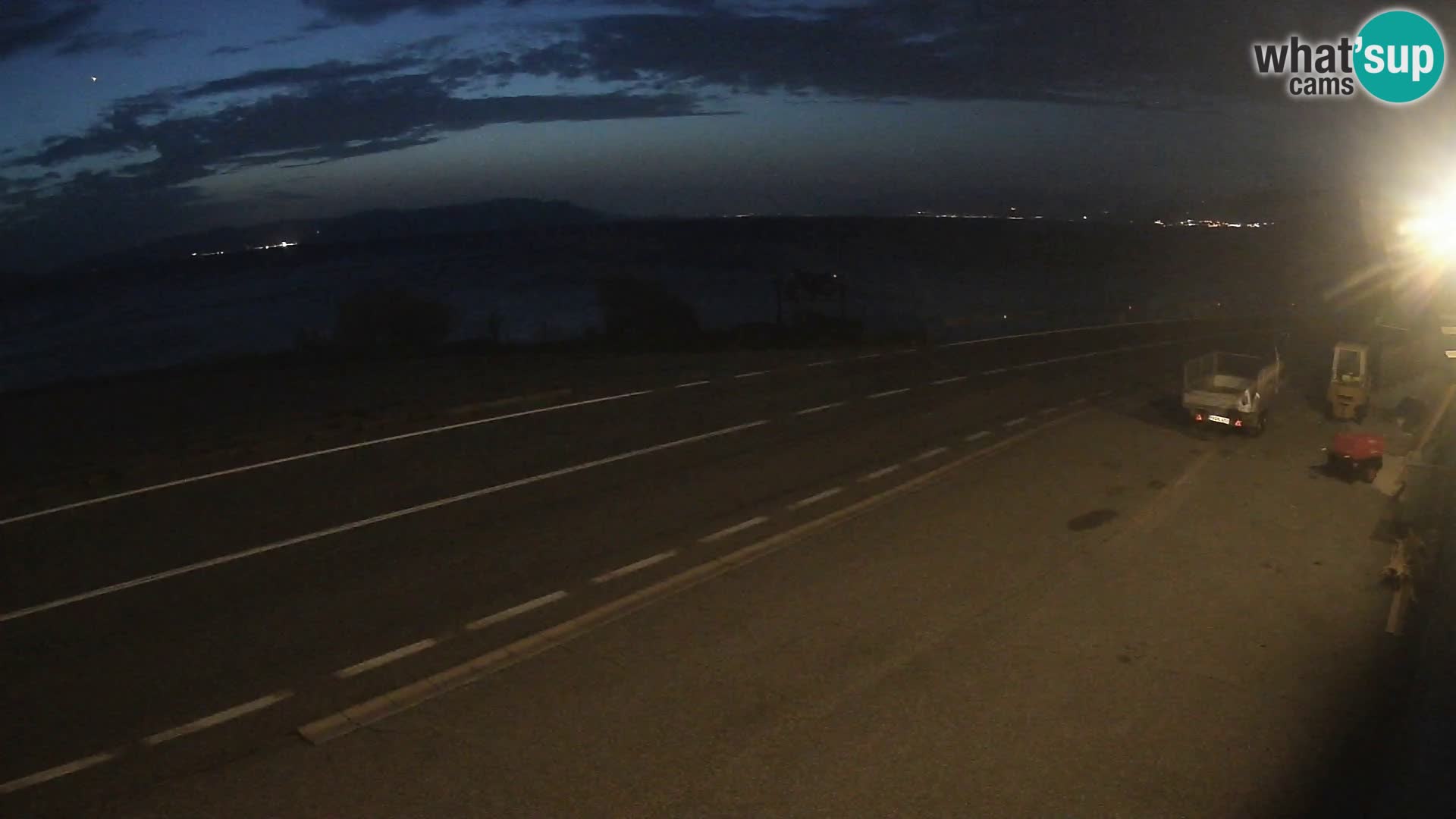 Webcam statale Adriatica D8 vicino SEGNA – Panorama su VEGLIA