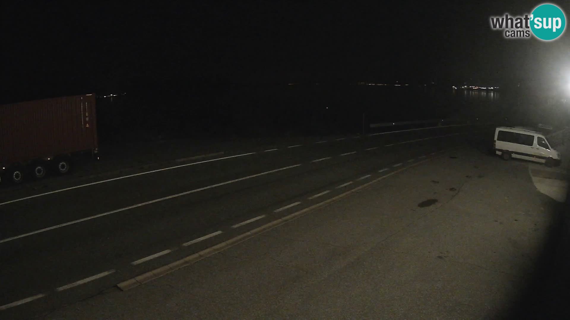 Webcam Adria-Autobahn D8 bei SENJ – Blick auf die Insel KRK