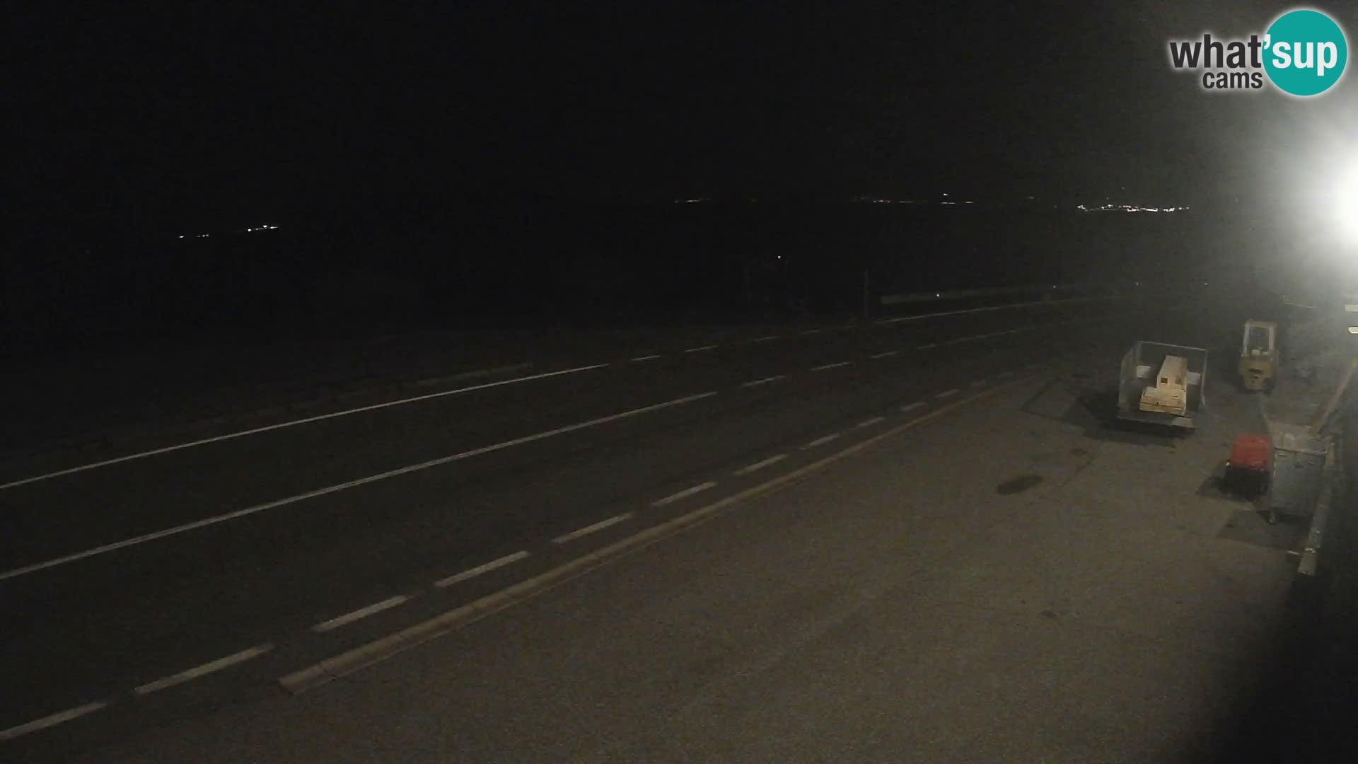 Webcam Adria-Autobahn D8 bei SENJ – Blick auf die Insel KRK
