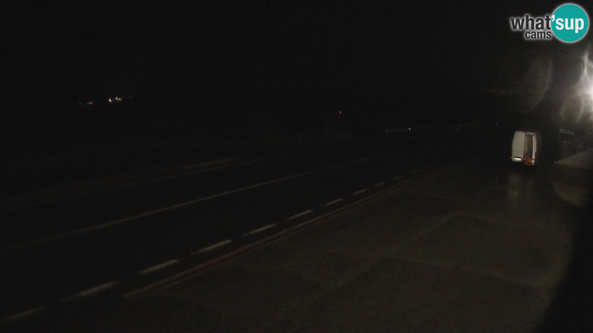 Webcam statale Adriatica D8 vicino SEGNA – Panorama su VEGLIA