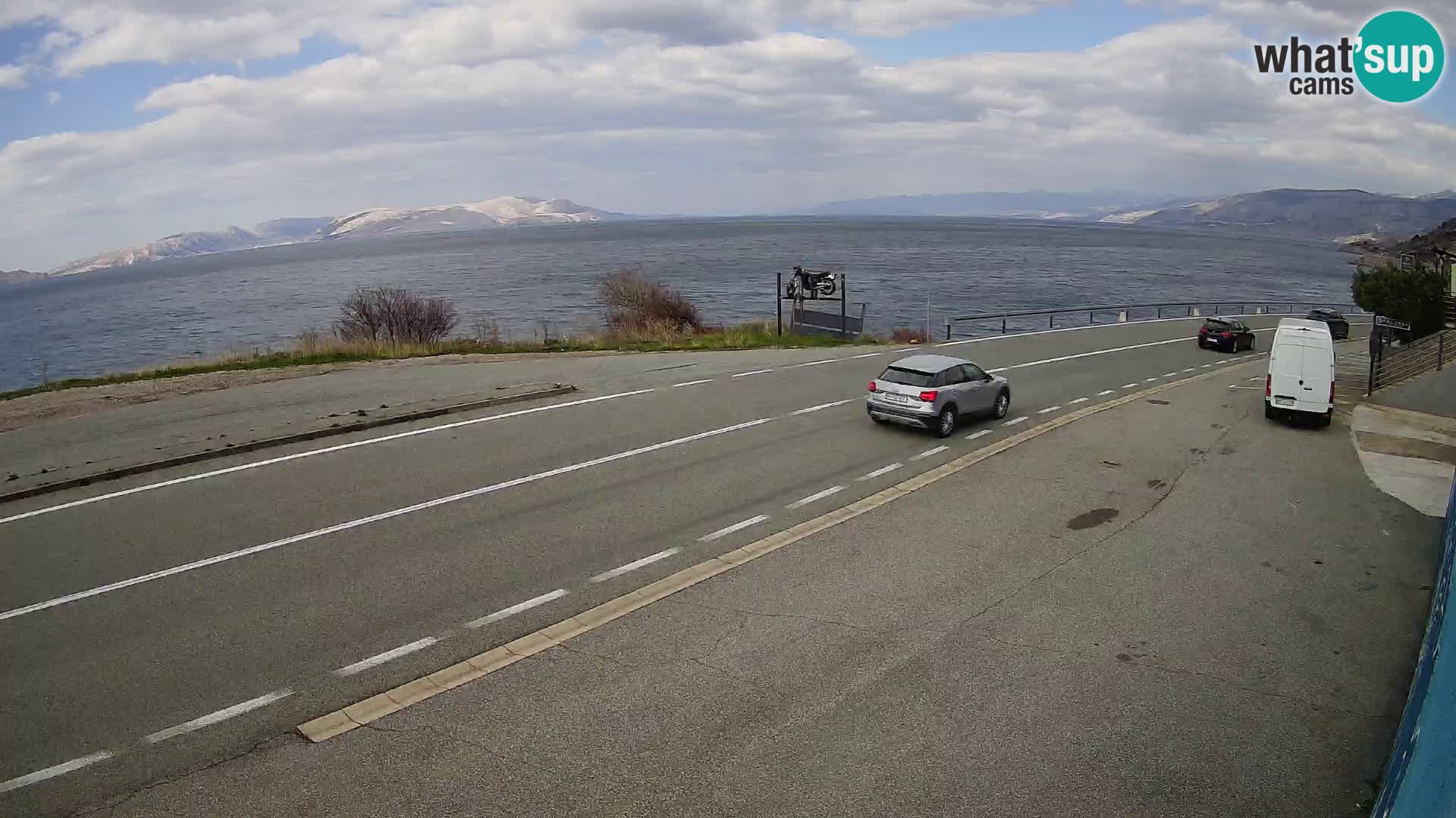 Webcam statale Adriatica D8 vicino SEGNA – Panorama su VEGLIA