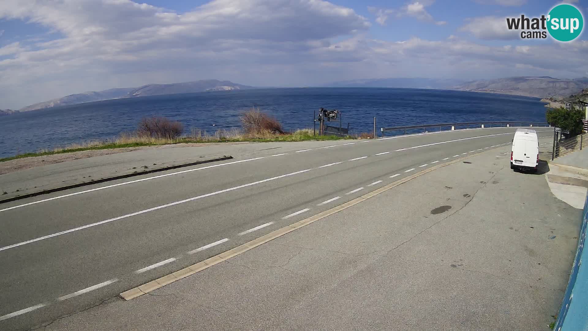 Webcam statale Adriatica D8 vicino SEGNA – Panorama su VEGLIA