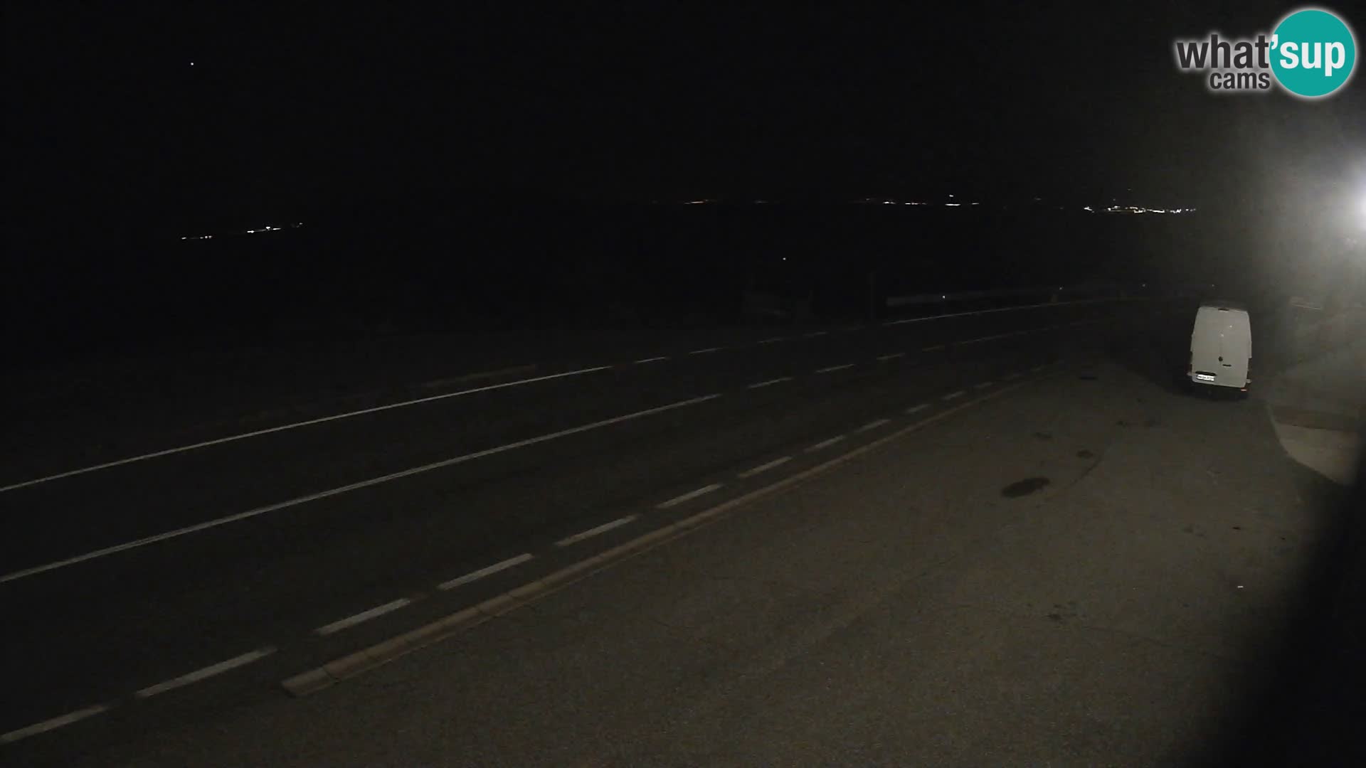 Webcam statale Adriatica D8 vicino SEGNA – Panorama su VEGLIA