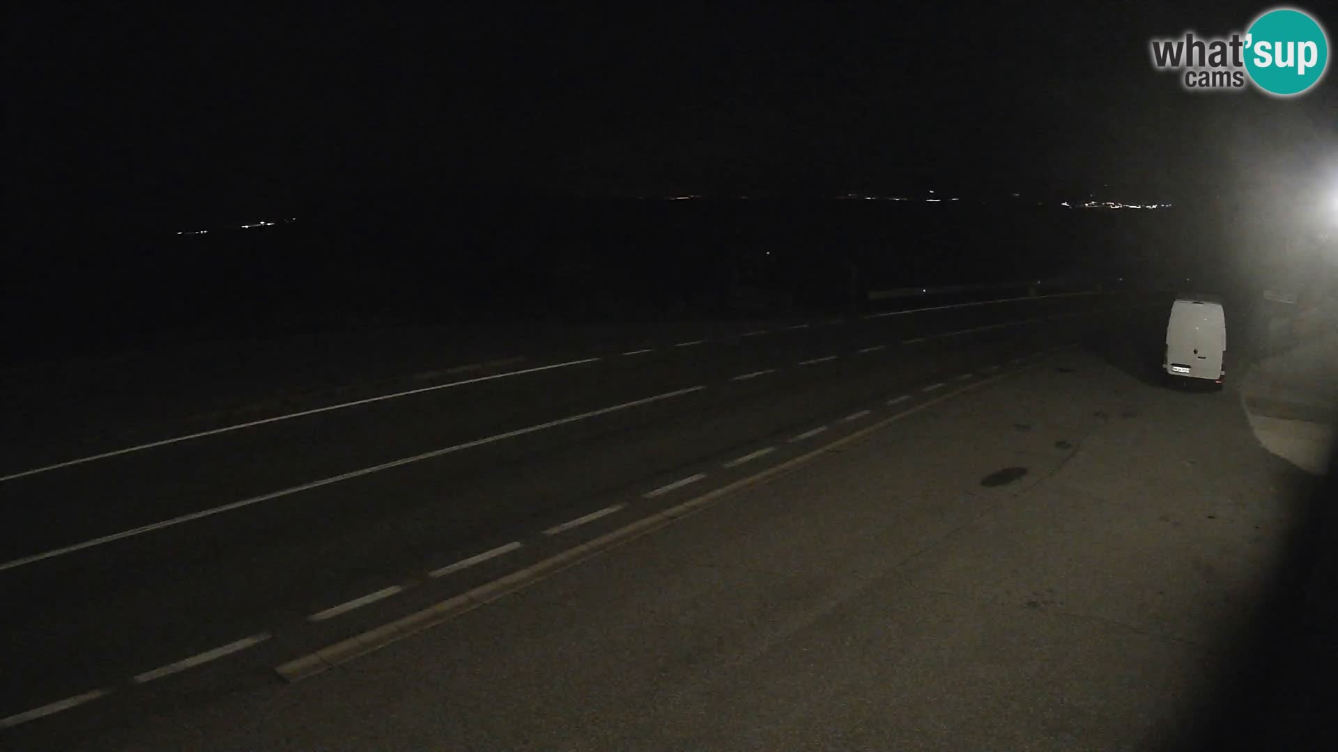 Webcam statale Adriatica D8 vicino SEGNA – Panorama su VEGLIA