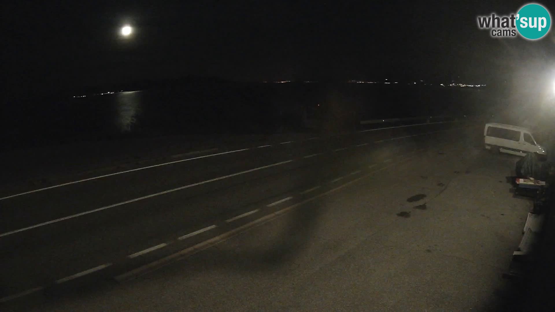 Web kamera Jadranska Magistrala kod SENJa – pogled na KRK