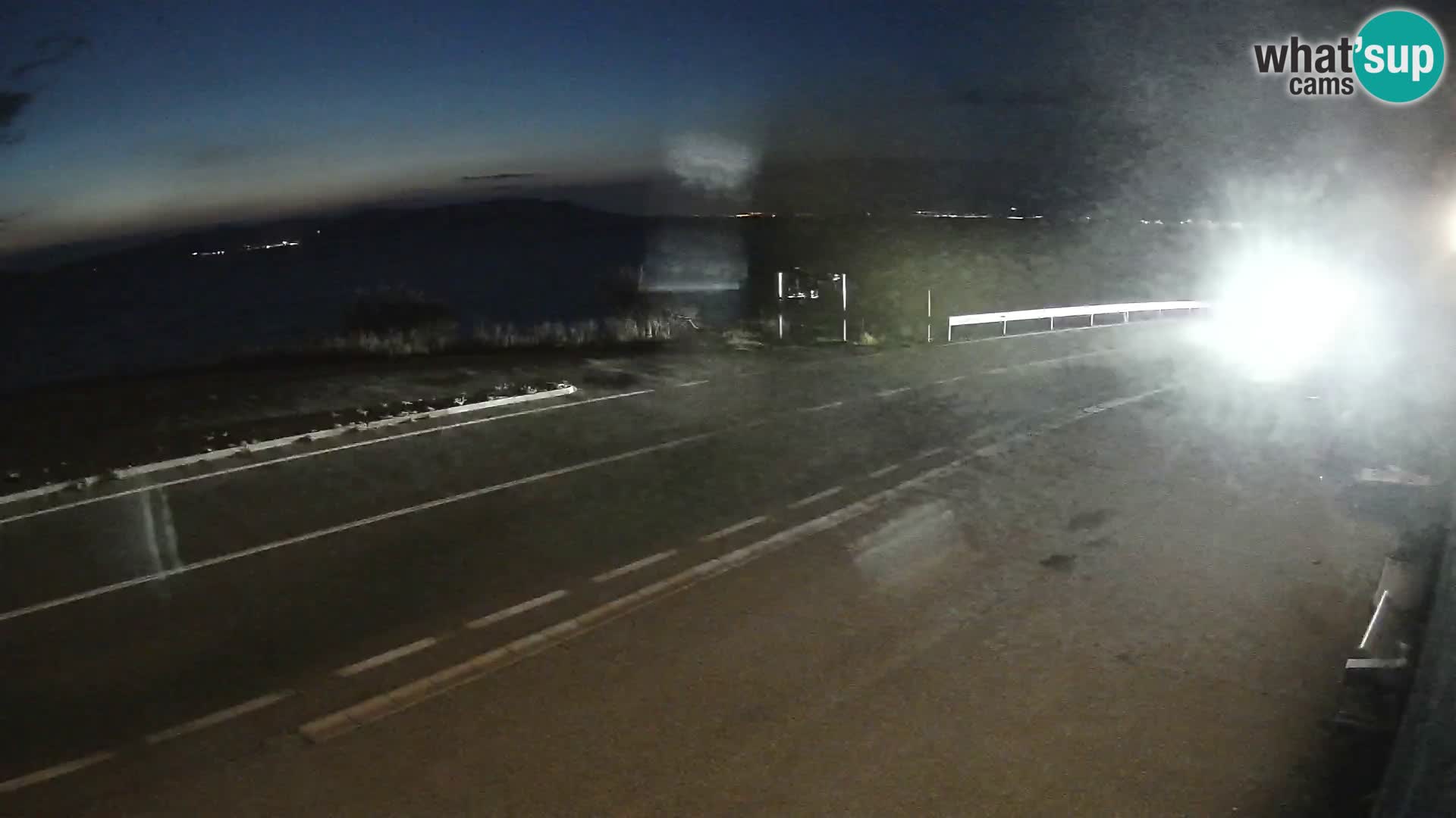 Webcam statale Adriatica D8 vicino SEGNA – Panorama su VEGLIA