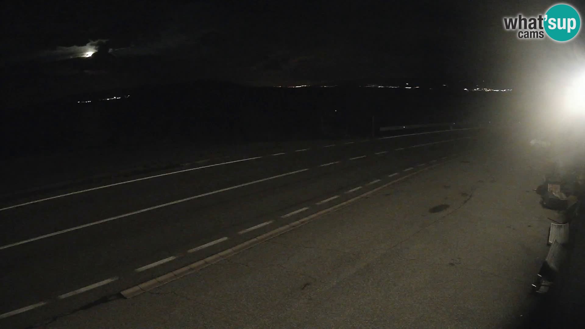 Webcam statale Adriatica D8 vicino SEGNA – Panorama su VEGLIA