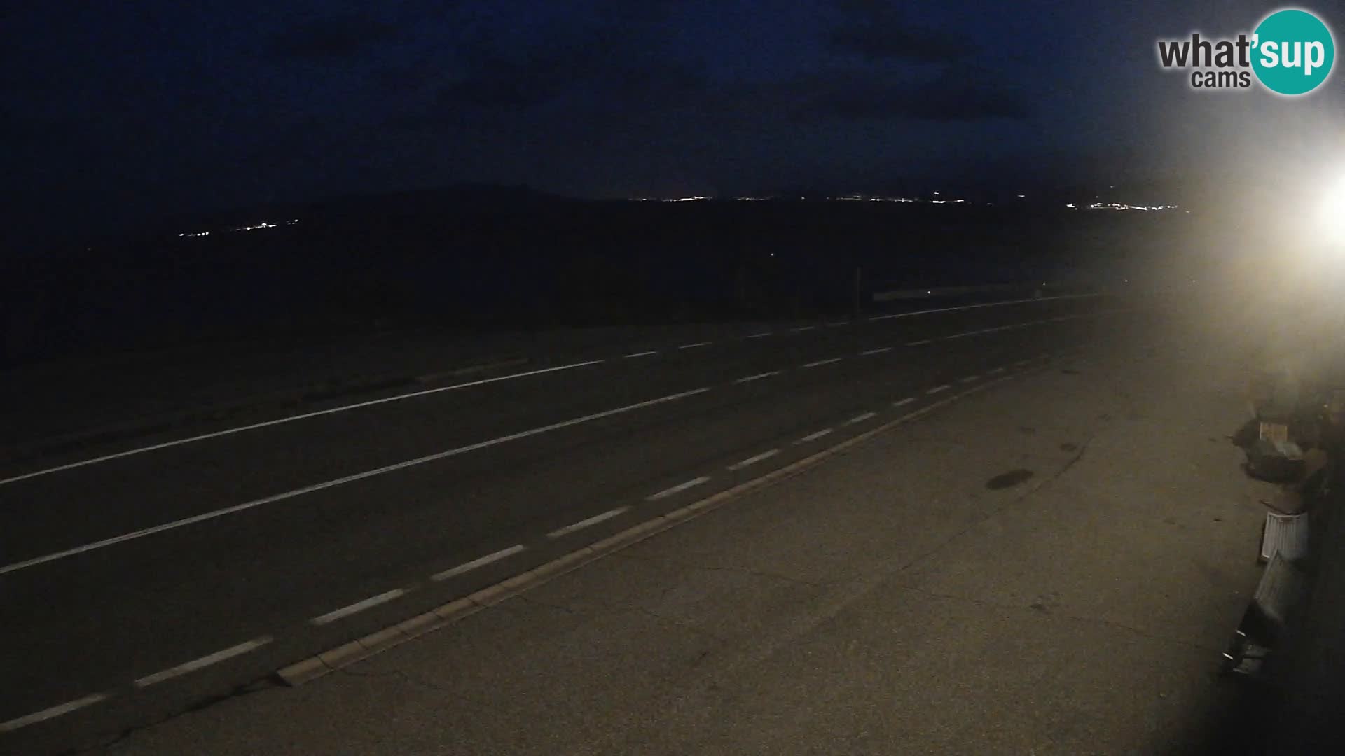 Webcam statale Adriatica D8 vicino SEGNA – Panorama su VEGLIA