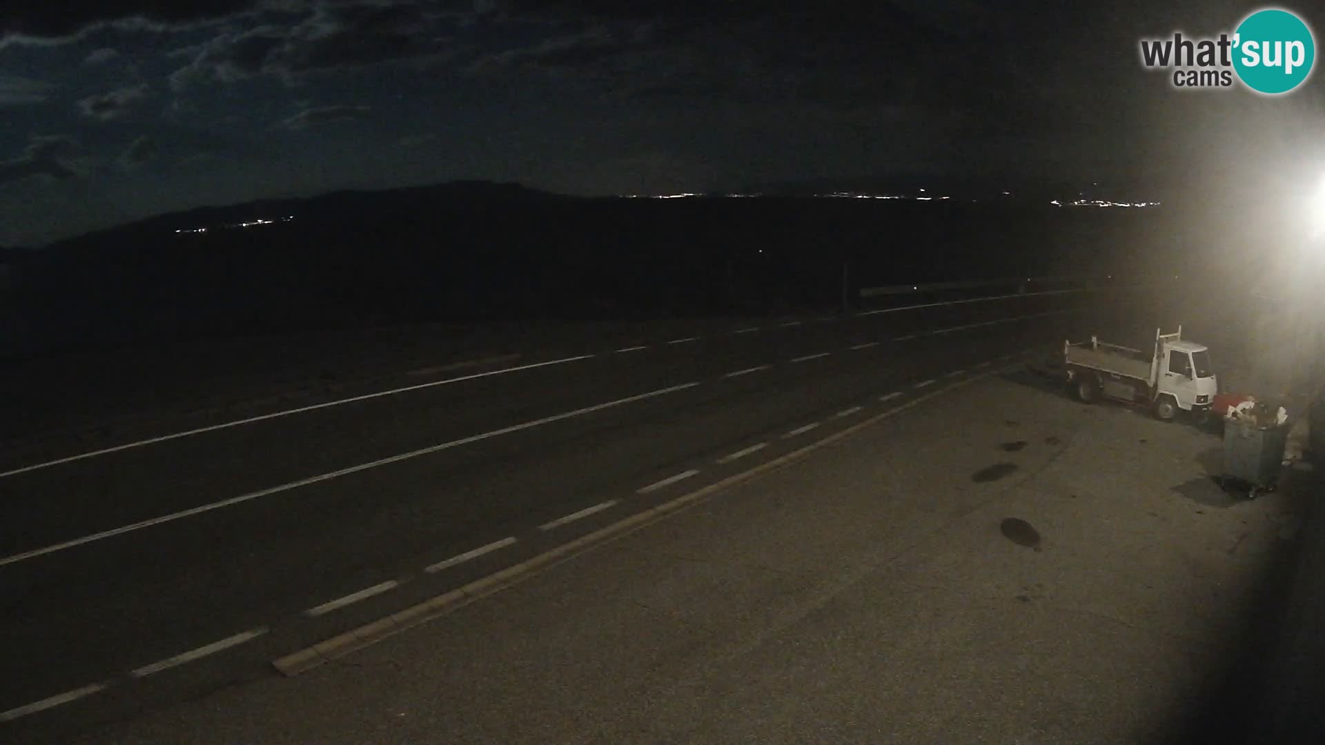 Webcam statale Adriatica D8 vicino SEGNA – Panorama su VEGLIA