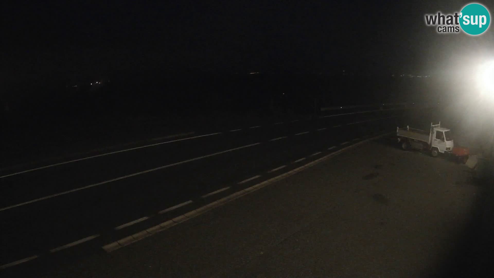 Webcam statale Adriatica D8 vicino SEGNA – Panorama su VEGLIA