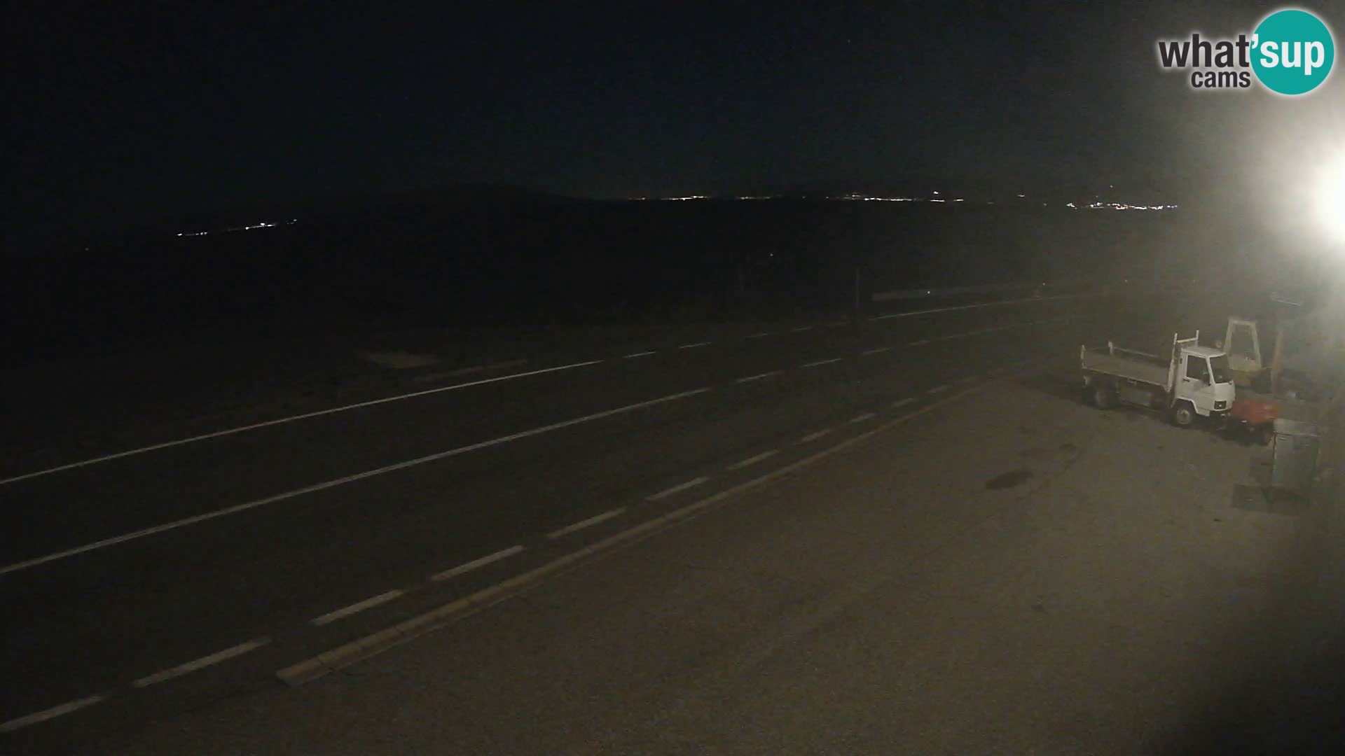 Webcam Adria-Autobahn D8 bei SENJ – Blick auf die Insel KRK