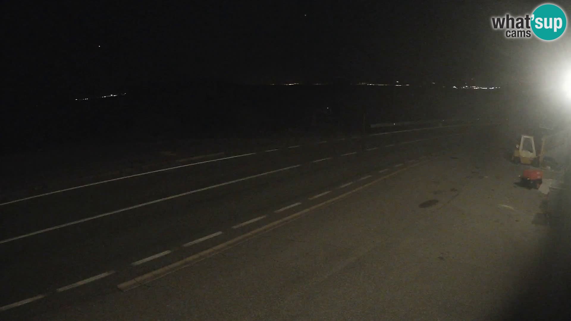 Webcam Adria-Autobahn D8 bei SENJ – Blick auf die Insel KRK